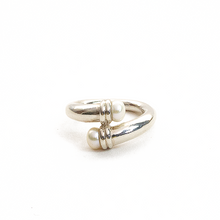 Cargar imagen en el visor de la galería, Anillo Perlas Encontradas, Plata 950