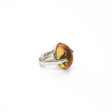 Cargar imagen en el visor de la galería, Anillo Citrino, plata 950