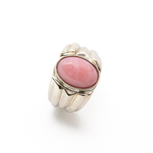 Cargar imagen en el visor de la galería, Anillo Intaglio Ópalo Cabujòn plata 950