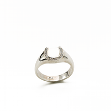 Cargar imagen en el visor de la galería, Anillo Herradura Plata 950