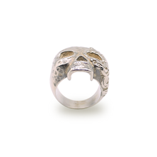Cargar imagen en el visor de la galería, Anillo Cráneo grande plata 950