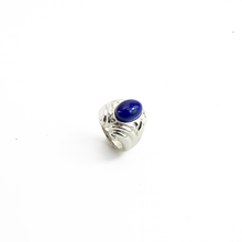 Cargar imagen en el visor de la galería, Anillo Fina 2 Lapislázuli plata 950
