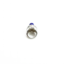Cargar imagen en el visor de la galería, Anillo Fina 2 Lapislázuli plata 950