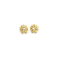 Cargar imagen en el visor de la galería, Arete erizo de Mar, Oro 14 k