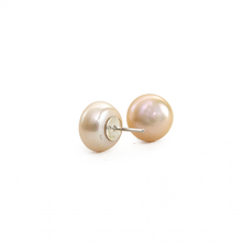 Cargar imagen en el visor de la galería, Arete Broquel Perla Rosa, plata950