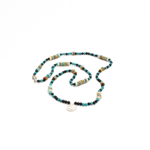 Cargar imagen en el visor de la galería, Collar Turquesa Janus plata 950