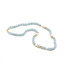 Cargar imagen en el visor de la galería, Collar Aguamarina plata 950
