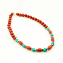 Cargar imagen en el visor de la galería, Collar Coral Esponja plata 950