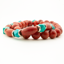 Cargar imagen en el visor de la galería, Collar Coral Esponja plata 950