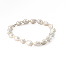 Cargar imagen en el visor de la galería, Collar Perla Barroca plata 950