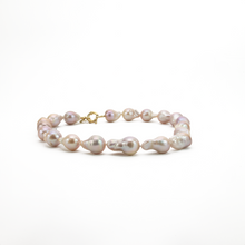 Cargar imagen en el visor de la galería, Collar Perla Barroca Rosa plata 950