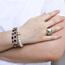 Cargar imagen en el visor de la galería, Anillo Logo alto plata 950