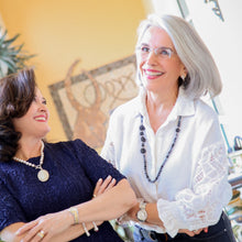 Cargar imagen en el visor de la galería, Collar Ónix Piedra Volcánica plata 950