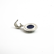 Cargar imagen en el visor de la galería, Dije Redondo Lapislázuli Cabujón plata 950