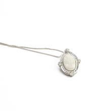 Cargar imagen en el visor de la galería, Dije Cruz Hueso plata 950