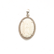 Cargar imagen en el visor de la galería, Dije Virgen Guadalupe Hueso mediana. plata 950