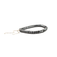 Cargar imagen en el visor de la galería, Pulsera Hematita Oxford Serpiente Cadena, plata 950