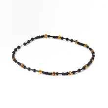 Cargar imagen en el visor de la galería, Collar Ámbar Medio con Ónix