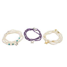 Cargar imagen en el visor de la galería, Collar Mariposa Amatista plata 950