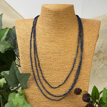 Cargar imagen en el visor de la galería, Collar 3 Hilos Hematite Titamium