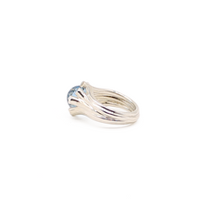 Cargar imagen en el visor de la galería, Anillo London cristal plata 950