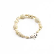 Cargar imagen en el visor de la galería, Pulsera Hueso, plata 950