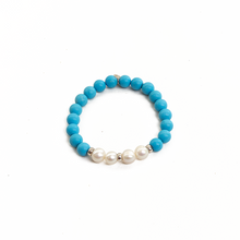 Cargar imagen en el visor de la galería, Pulsera Turquesa, plata 950