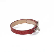 Cargar imagen en el visor de la galería, Pulsera Cola de Ballena Cinturon Rojo plata950