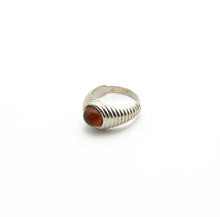 Cargar imagen en el visor de la galería, Anillo Micheline Ambar plata 950