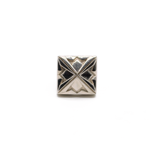 Cargar imagen en el visor de la galería, Anillo Logo alto plata 950