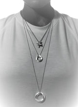 Cargar imagen en el visor de la galería, Dije Collar Aro plata 950