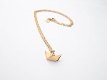 Cargar imagen en el visor de la galería, Collar barquito cadena plata 950 - Joyeria Cristina Fernandez