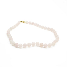 Cargar imagen en el visor de la galería, Collar Cuarzo Rosa plata 950
