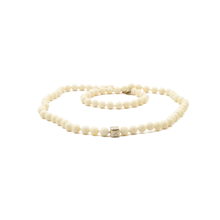 Cargar imagen en el visor de la galería, Collar Hueso Logo broche plata 950