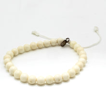 Cargar imagen en el visor de la galería, Pulsera Hueso 6mm plata 950