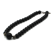 Cargar imagen en el visor de la galería, Collar Ónix Logo plata 950