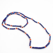 Cargar imagen en el visor de la galería, Collar Lapislázuli Cornalina