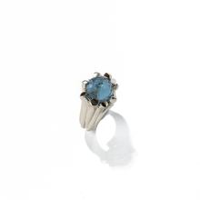 Cargar imagen en el visor de la galería, Anillo London cristal plata 950