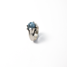 Cargar imagen en el visor de la galería, Anillo London cristal plata 950