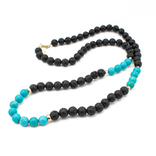 Cargar imagen en el visor de la galería, Collar Turquesa plata 950