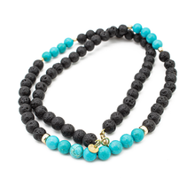 Cargar imagen en el visor de la galería, Collar Turquesa plata 950