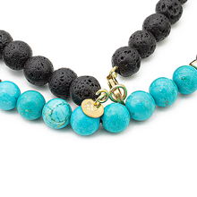 Cargar imagen en el visor de la galería, Collar Turquesa plata 950