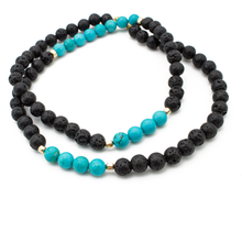 Cargar imagen en el visor de la galería, Collar Turquesa plata 950