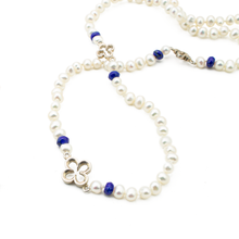 Cargar imagen en el visor de la galería, Collar Perla Trébol plata 950