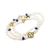 Cargar imagen en el visor de la galería, Collar Perla Trébol plata 950