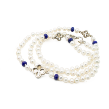 Cargar imagen en el visor de la galería, Collar Perla Trébol plata 950