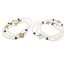 Cargar imagen en el visor de la galería, Collar Perla Trébol plata 950