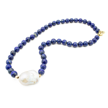 Cargar imagen en el visor de la galería, Collar Lapislázuli plata 950