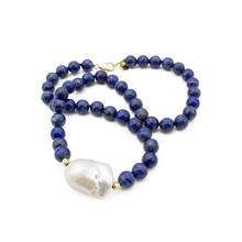 Cargar imagen en el visor de la galería, Collar Lapislázuli plata 950