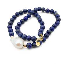 Cargar imagen en el visor de la galería, Collar Lapislázuli plata 950